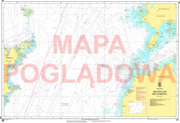 Mapy brzegowe Od Gotland do Saaremaa